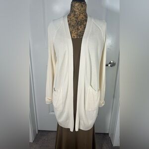 lululemon Cream Open-Front Women's Sweater